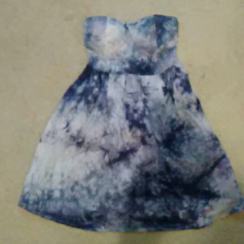 Planet Gold tie-dye dress